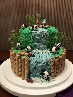 Panda birthday Cake