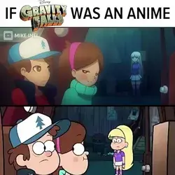 If 'Gravity Falls' was Anime -  Mike Inel