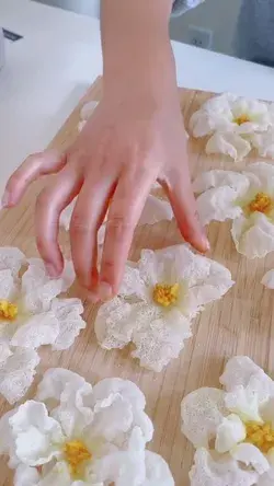 Rice Paper Flower Chips