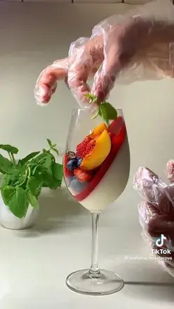 How to Make Slanted Panna Cotta Fruit Cup