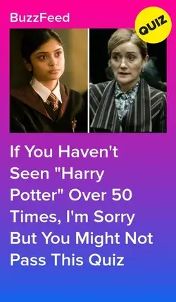 If You Haven't Seen "Harry Potter" Over 50 Times, I'm Sorry But You Might Not Pass This Quiz