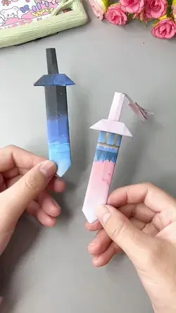 Teach you how to fold a paper sword, it’s very simple