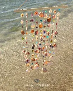 The Apalaki Seashell Suncatcher Wind Chime