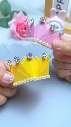 Pearl Crown Origami Tutorial