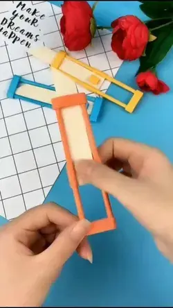 A knife that is made of paper