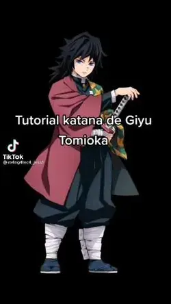 ♧🌊 Tutorial de la Katana de Giyu Tomioka 🌊♧