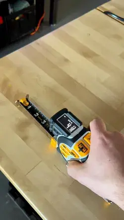 Measuring Tape With Laser Light