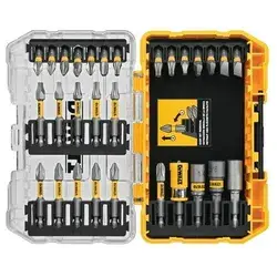 Maxfit Steel Driving Bit Set (30-Piece) with Sleeve, Size:30 Pieces