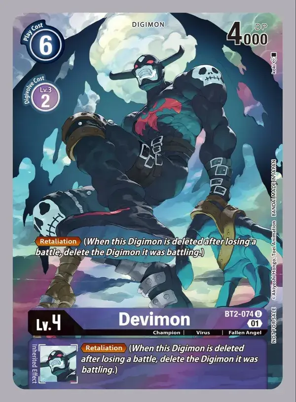 Devimon Digimon Card