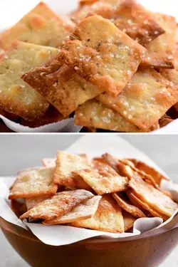 Two Ingredient Dough Crackers