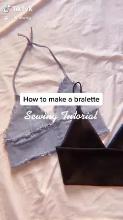 How to make a Bralette Part 1