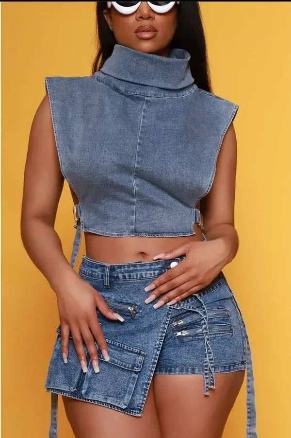 Denim Look by Swank A Posh