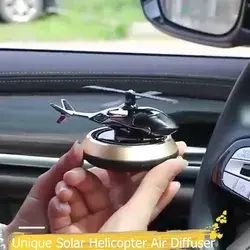 Car Helicopter Air Freshener Solar Power Plane Car Helicopter
