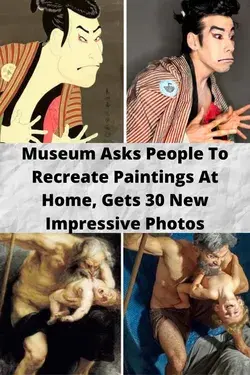 Museum Asks People To Recreate Paintings At Home, Gets 30 New Impressive Photos