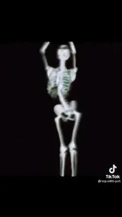 Skeleton dancing one dance