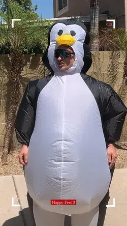 Funny Inflatable Costumes - Penguin Dance | Happy Feet 3 🐧
