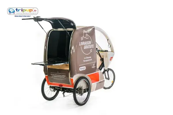 Trip Up : Vélo Cargo, support publicitaire mobile
