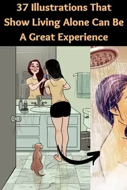 37 Illustrations That Show Living Alone Can Be A Great Experience