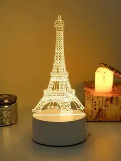 1pc Eiffel Tower Design Night Light