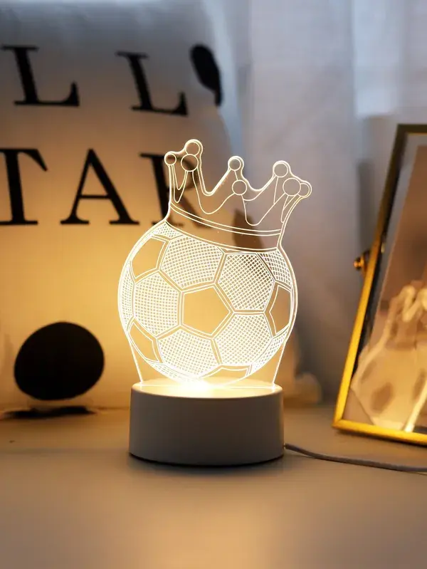 1pc Soccer Design Decoration Light