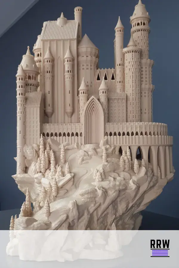 3DPrinted Hogwarts Castle