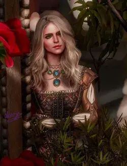 Ciri in a dress