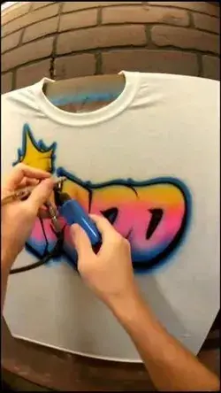 Making a graffiti shirt design