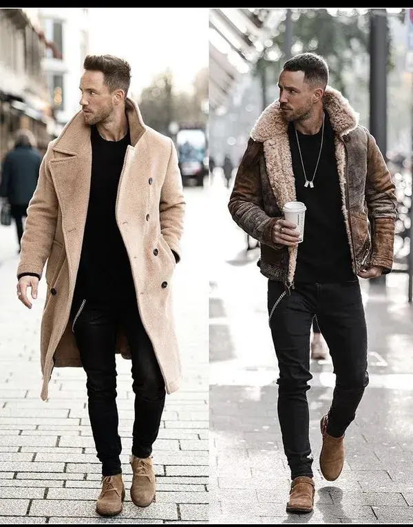 mens winter coat aesthetic  mens winter coat and hat  mens winter coat outfit aesthetic mens winter