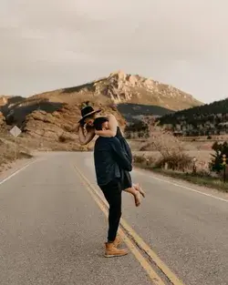 Estes Park Colorado Mountain Engagement Photos