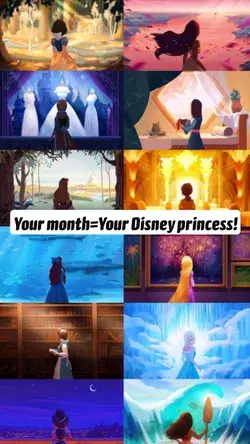 Your month=Your Disney princess!