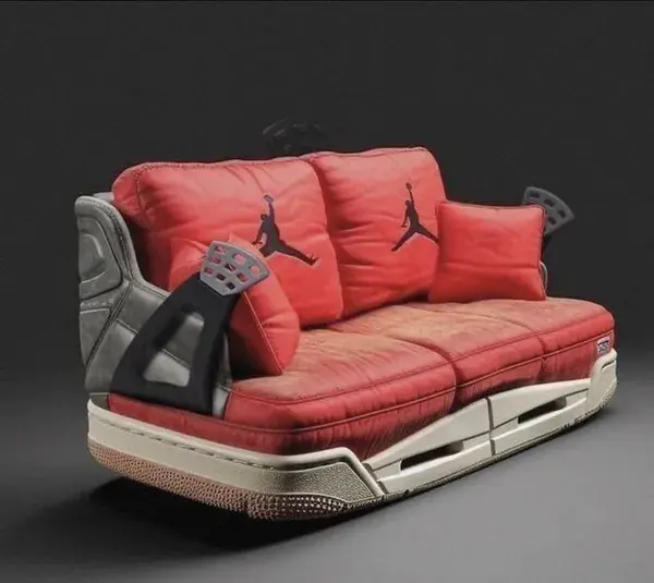 Jordan sneaker sofa