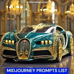 20 Midjourney prompts luxury design spostcar, Digital Art Learn Midjourney Ai tips, prompts template