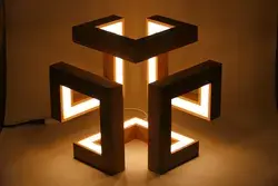 modern wooden lamp design