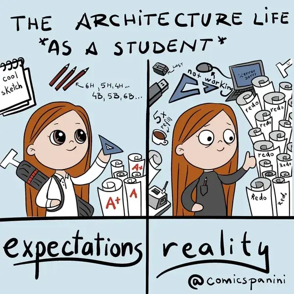 The Architecture Life as a Student Expectations vs Reality