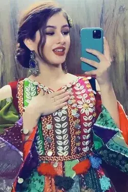 Afghan Handmade Traditional Dress For Wedding Party Seashell Dress