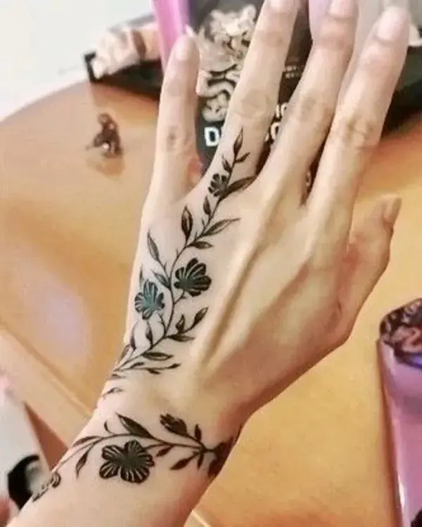 Hand tattoo