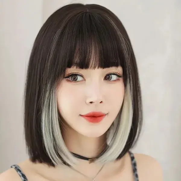 Easy trendy medium length bob hairstyle ideas