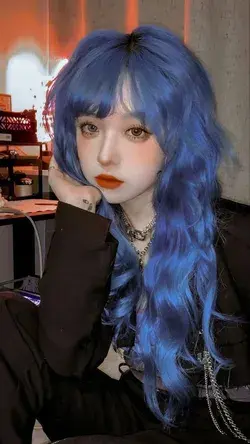 Blue hair