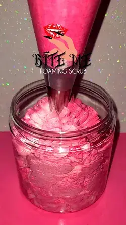 Bite me whipped foaming scrub from the valentines day collection❤️🖤