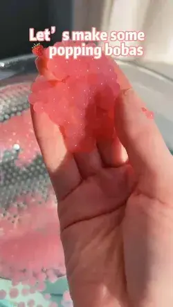 Strawberry Popping Boba