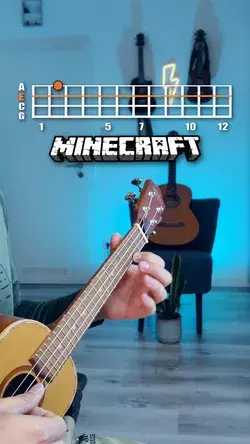 Minecraft Subwoofer Lullaby Ukulele Tutorial