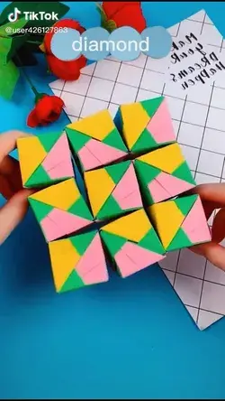 Origami video. DIY. Magic combination box.