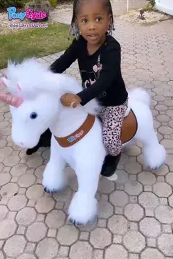 White Unicorn Ride-on Toy | For Age 3-5 $289.00