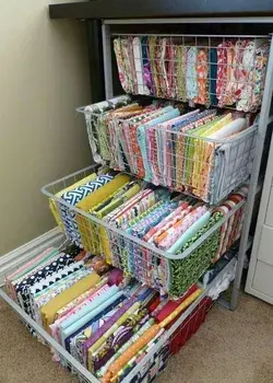 20 Fabric Storage Ideas - The Scrap Shoppe -