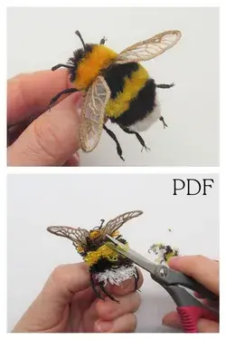 Embroidery bumblebee PDF