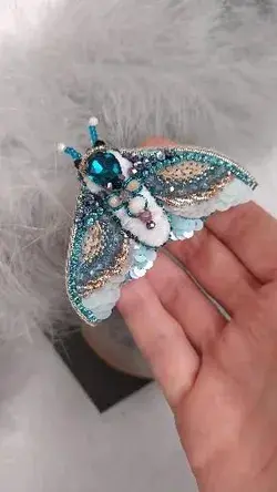 Butterfly brooch pin, Moth brooch pin, Beetle brooch pin