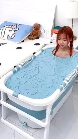 Folding Adult Bathtub, Portable Bathtub