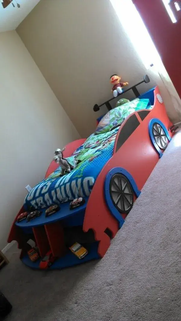 Race Car Bedroom Ideas l Race Car Beds for Boys l Car bedroom Decor l Race car bed aesthetic