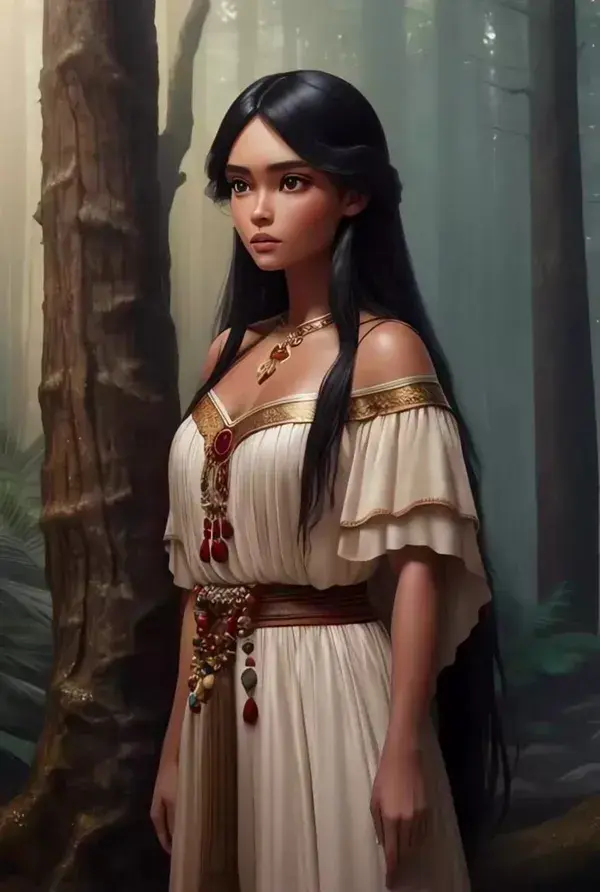 Pocahontas AI generated