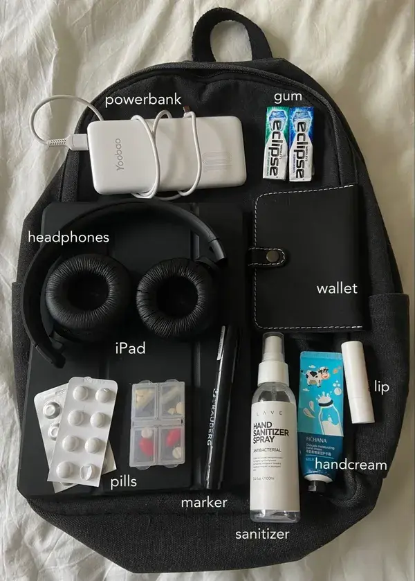 what’s in my backpack